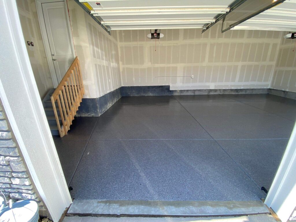 Metallic Epoxy Garage Floor Installation