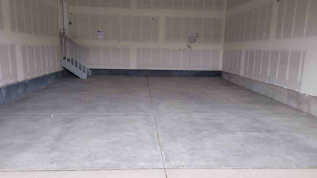 Wide Garage Epoxy Flooring